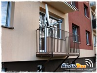 Montaż Anteny do balustrady balkonowej -94